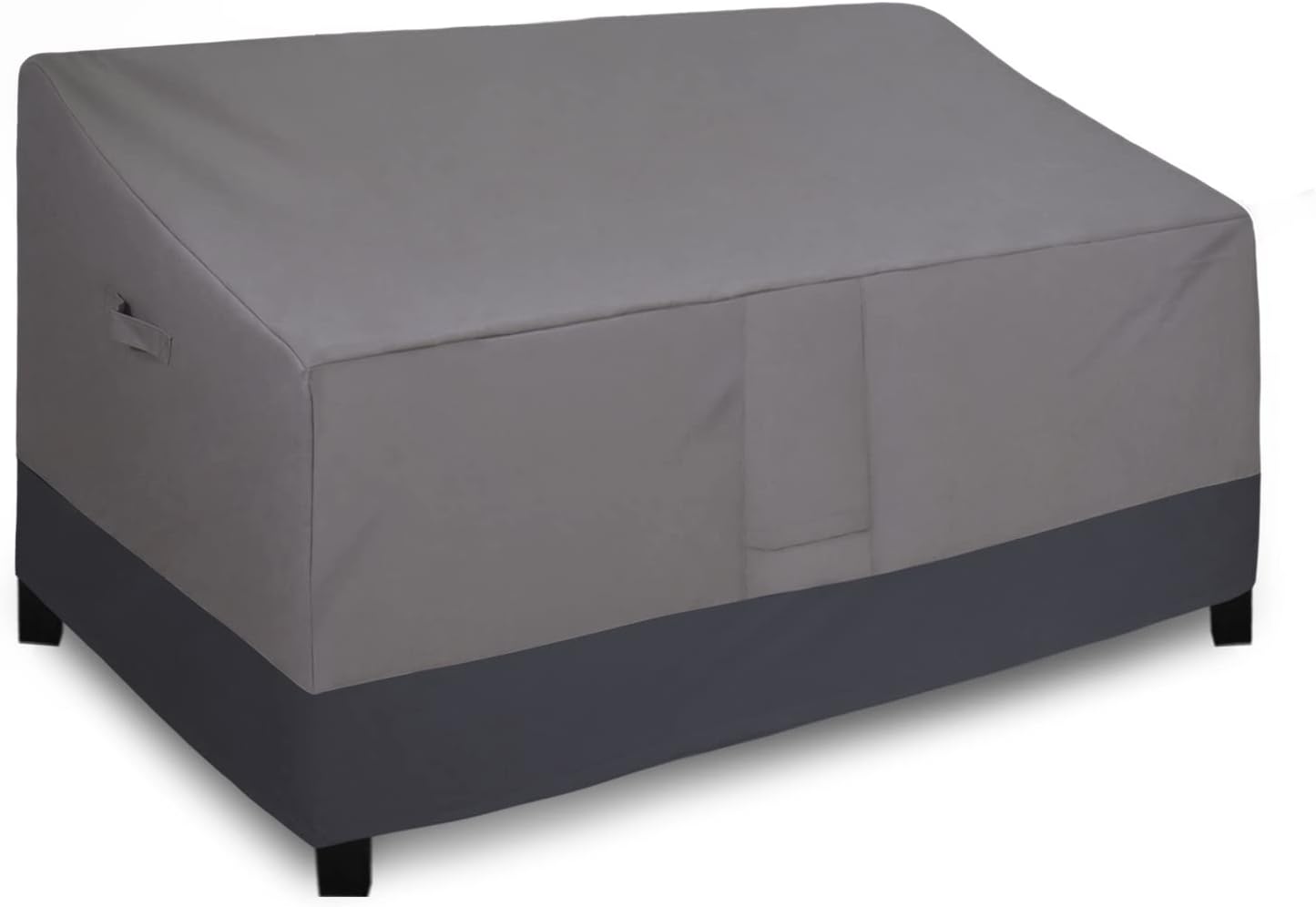 Funda sofá exterior duradera 70x38x35pulg gris