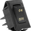 Interruptor 12 V negro/plateado pack 5