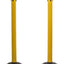 Puntal acero amarillo resistente cinturón retráctil 7.5ft
