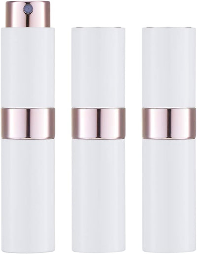 Dispensador perfume vacío 8ml 3 pzas portátil blanco