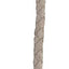 Cuerno aire manual 11" blanco cuerda trenzada