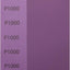 Papel lija grano 1000 para madera metal y automotriz 9x3.6
