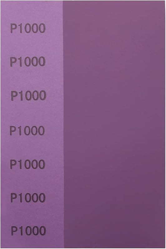Papel lija grano 1000 para madera metal y automotriz 9x3.6