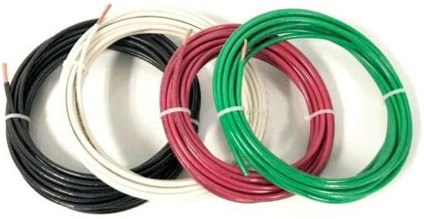 Cable THHN THWN-2 8 AWG 100ft rojo negro verde blanco cobre