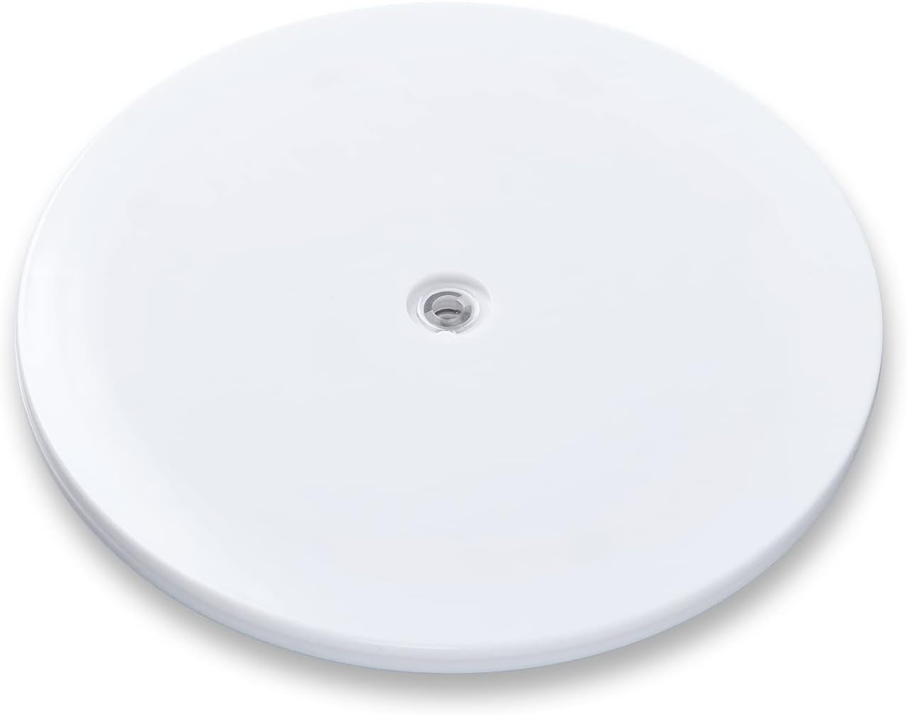 Bandeja giratoria acrílico blanco 9" estante especias