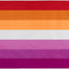Bandera orgullo lésbico arcoíris 3x5ft 7 franjas