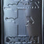 Letrero estacionamiento Ford Mustang aluminio azul