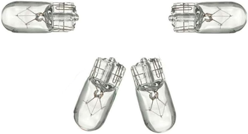 Bombilla halógena T10 12V 5W amarilla para auto