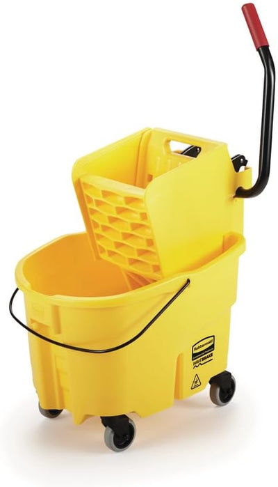 Cubo fregona escurridor 35qt color amarillo