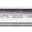 Llave anillo doble acero cromado antiderrap