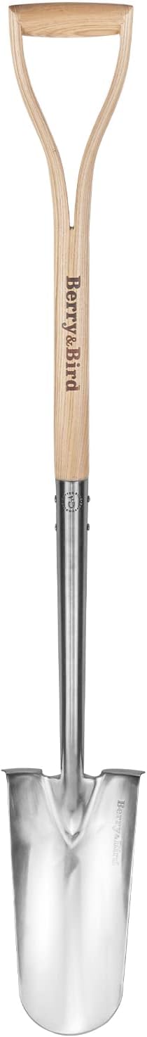 Pala jardinería acero inox 42.5pulg mango madera
