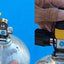 Tapa válvula tanque buceo color amarillo pack 2