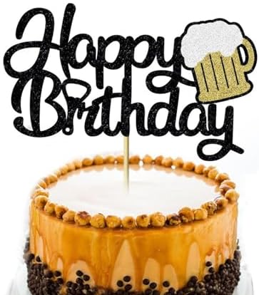 Taza Cerveza Temática Cumpleaños Decoración