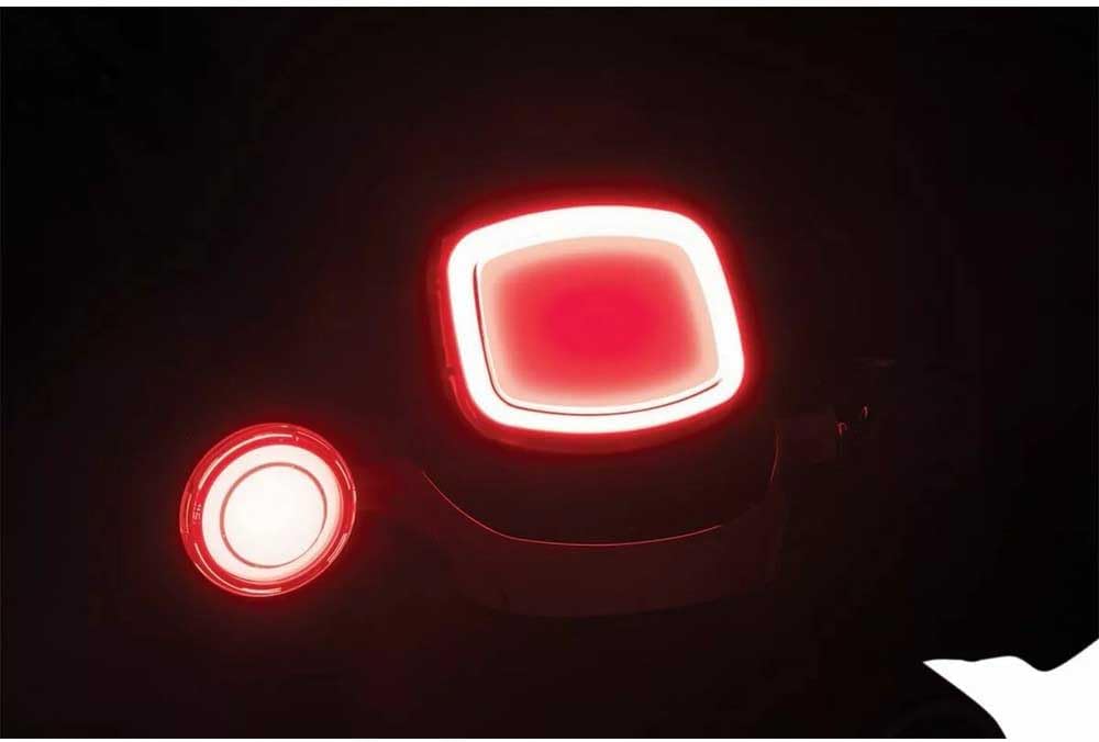 Accesorio iluminación LED trasera motocicleta estilo bala