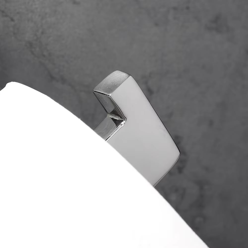Portarrollos baño acero inox cromado pared