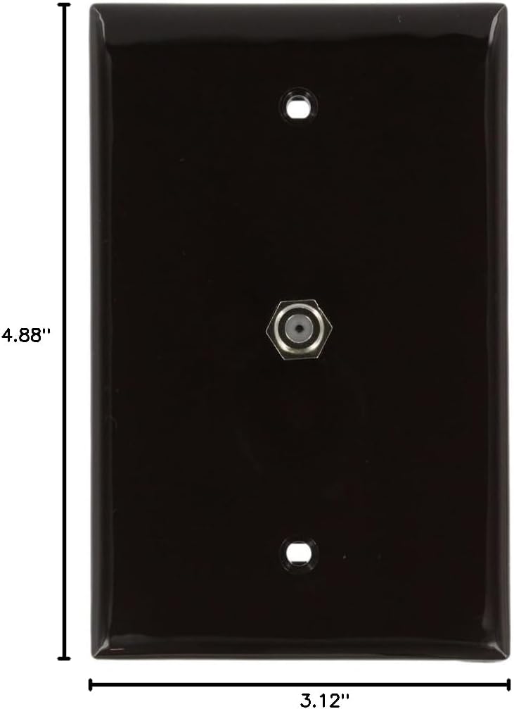 Jack pared video conector F 40539-MB marrón