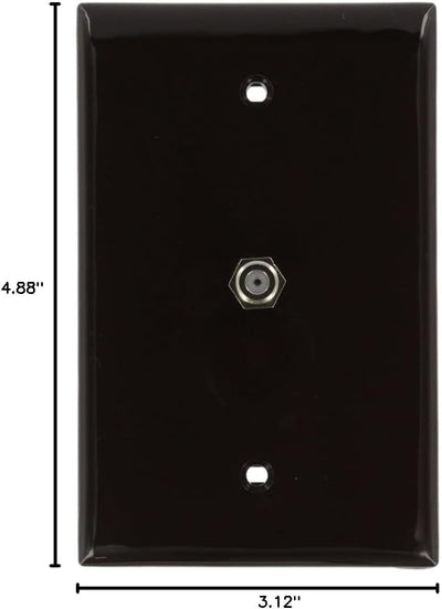 Jack pared video conector F 40539-MB marrón