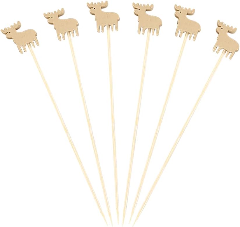 100 Palillos Cóctel Elegantes para Aperitivos