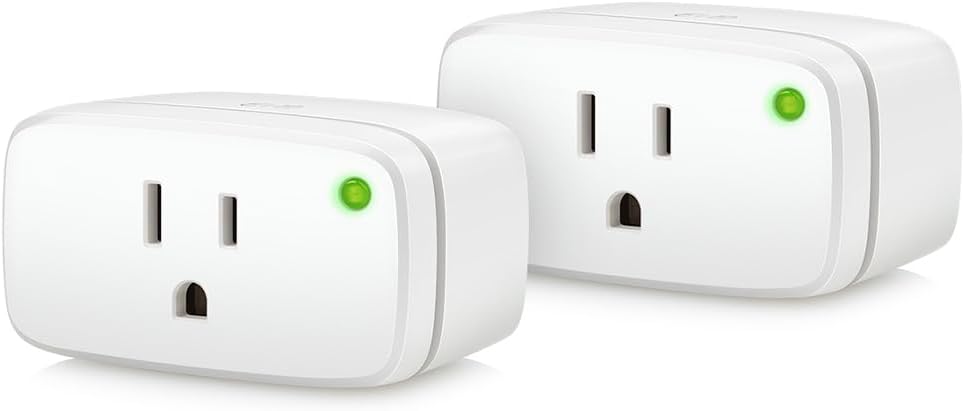 Enchufe inteligente Matter 2 Pzas control app voz