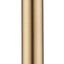 Brazo ducha brida montaje techo 10pulg bronce champán