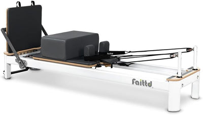 Reformador pilates aluminio con accesorios y tabla salto