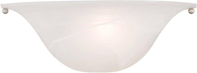 Aplique pared níquel satinado 1 lámpara