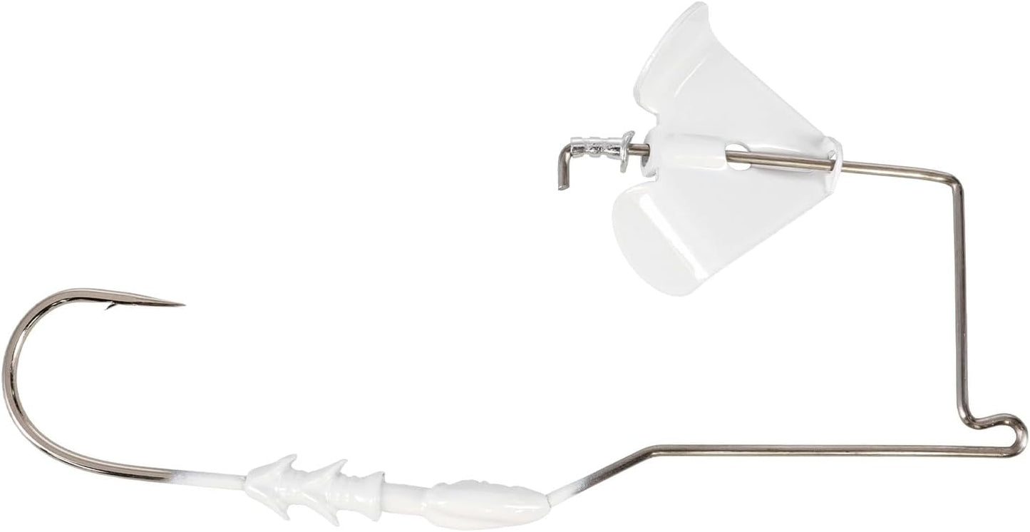 Cebo G-Buzz 1/2oz blanco hoja blanca