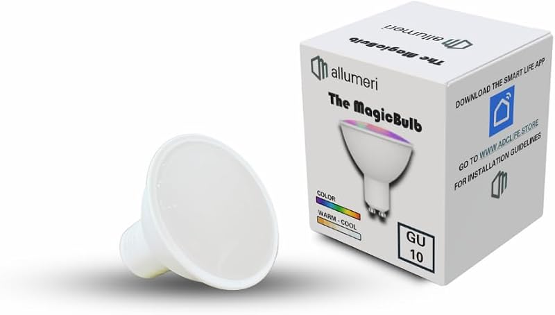 Bombilla LED MR16 Gu10 5W regulable cambio de color app voz
