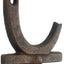 Gancho pared cobre letra C hierro fundido 6"