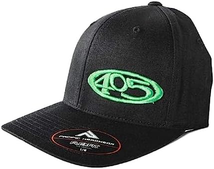 Sombrero verde con detalles negros