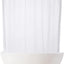 Cortina ducha redonda 180x70pulg con patas garra blanca 31uds