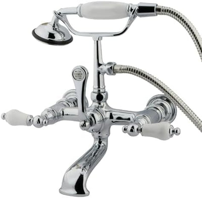 Llenador bañera con ducha de mano alcance 4-3/4pulg cromo