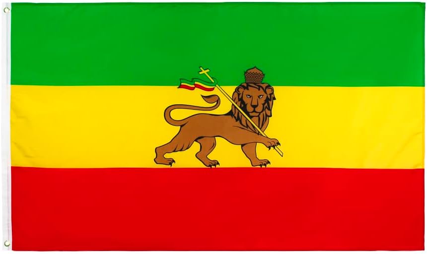 Bandera Etiopía León 3x5ft Bandera León Judá