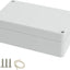 Caja eléctrica plástico IP65 6.2x3.5x2.4pulg