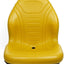 Asiento universal tractor UTV respaldo alto amarillo