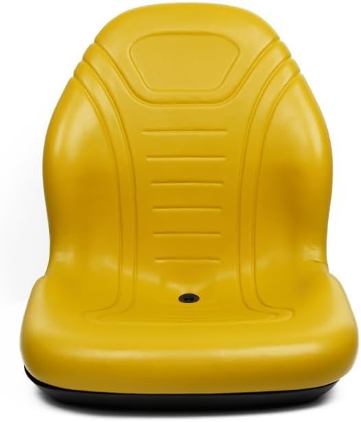 Asiento universal tractor UTV respaldo alto amarillo