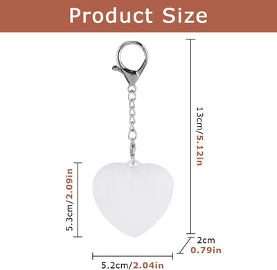 Luz LED corazón recargable para bolso mujer regalo