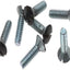 Tornillos repuesto placa pared 1/2pulg 6-32 oval 100uds