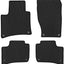 Alfombrillas piso Porsche Cayenne 11-18 goma negra
