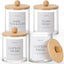 Set 4 organiz. baño soporte Qtip decoración