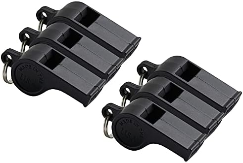Silbatos deportivos duraderos para entrenador paquete 6