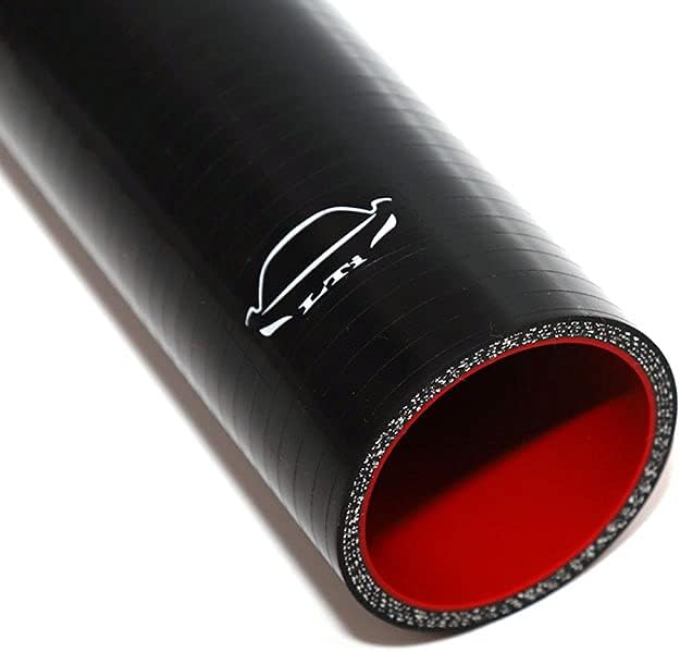 Manguera silicona 2" ID 4 capas reforzada negro
