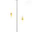 Lámpara colgante LED regulable aluminio blanco mate 18 W
