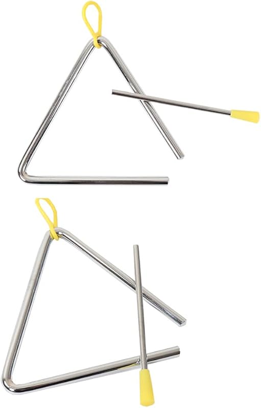 Triángulo musical acero 5 y 6 pulg con Striker