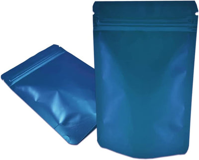 50 Pzas Bolsas Sellado Térmico 5.5x7.87" Aluminio Azul