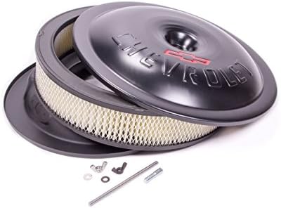 Kit filtro aire aluminio anodizado negro 14pulg logotipo