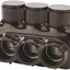 Bloque conectores varios cables aislados negro