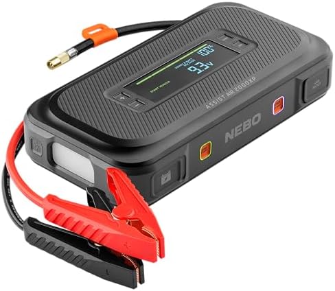 Arrancador aire 150 PSI compresor 55.5Wh 12V con faro