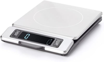 Báscula cocina acero inox 11lb pantalla extraíble negro
