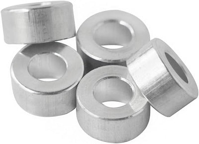 Espaciador aluminio 1/2x1/4 sin rosca para pernos 1/4 o M6